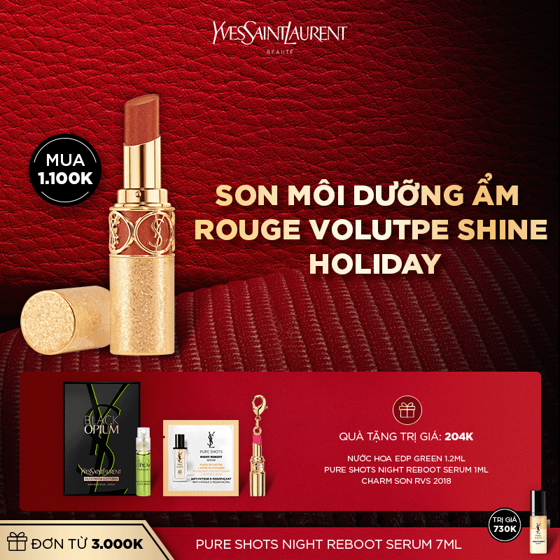 [BTS] Son Rouge Volupté Shine Phiên Bản Holiday 2021