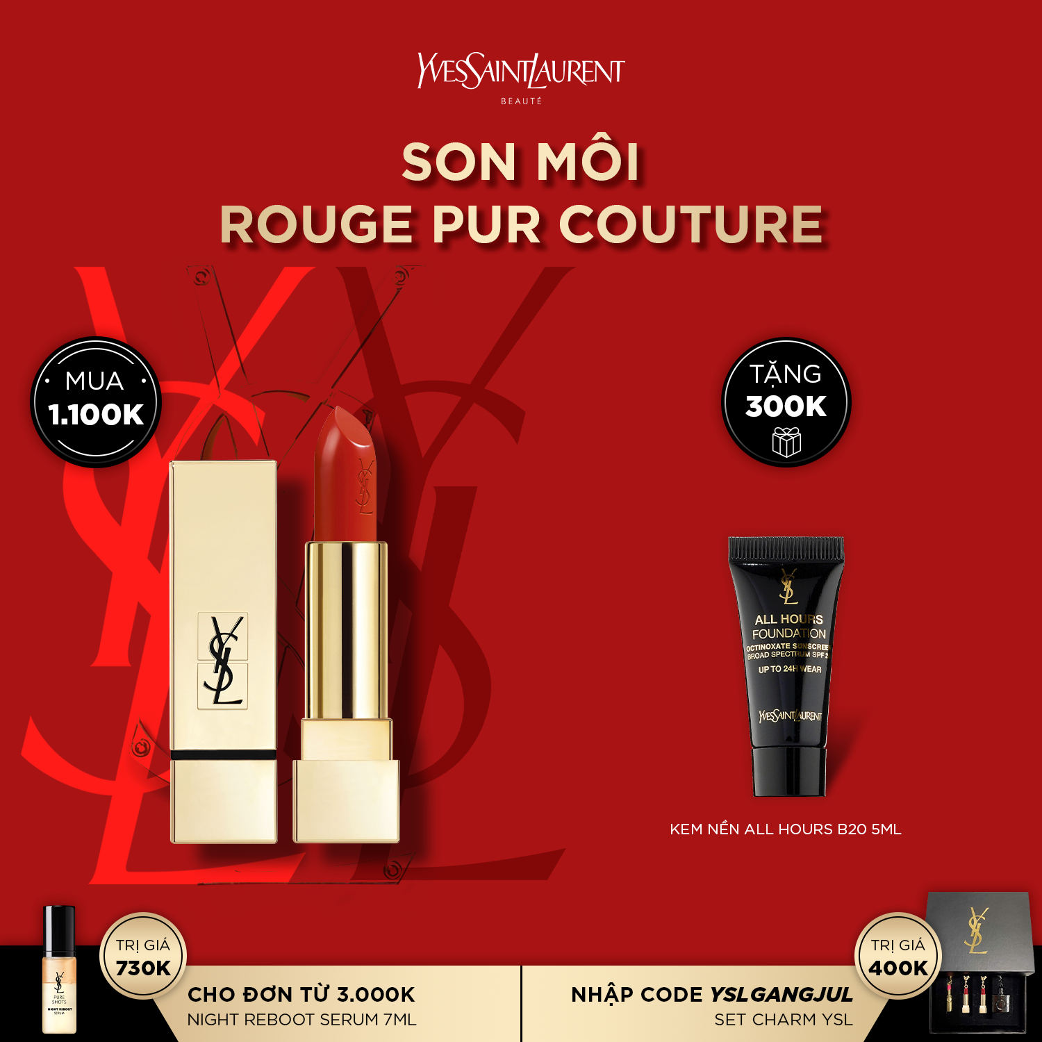 [LIPS] Son môi Rouge Pur Couture