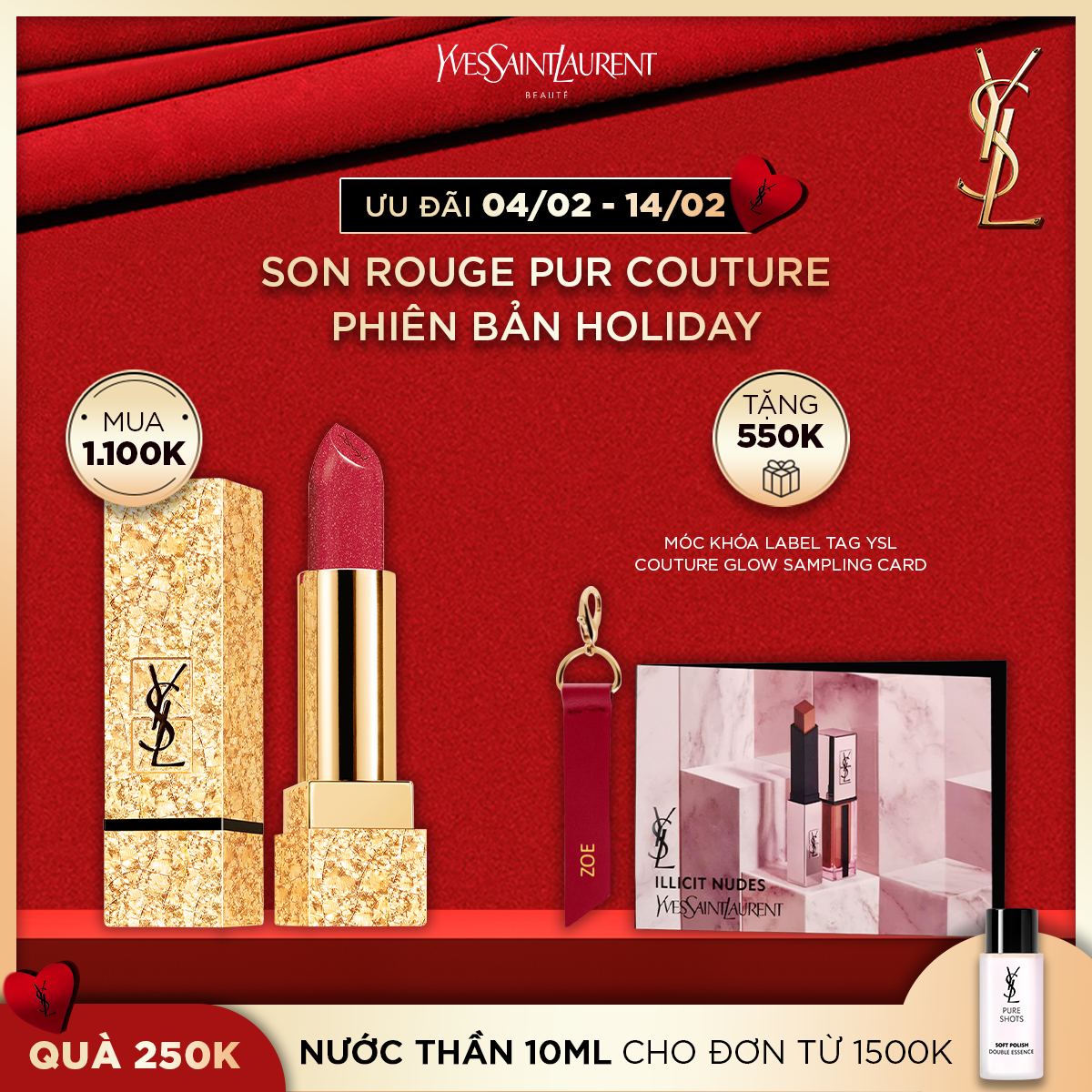 [VLT] Son Sắc Thái Rouge Pur Couture Phiên Bản Holiday