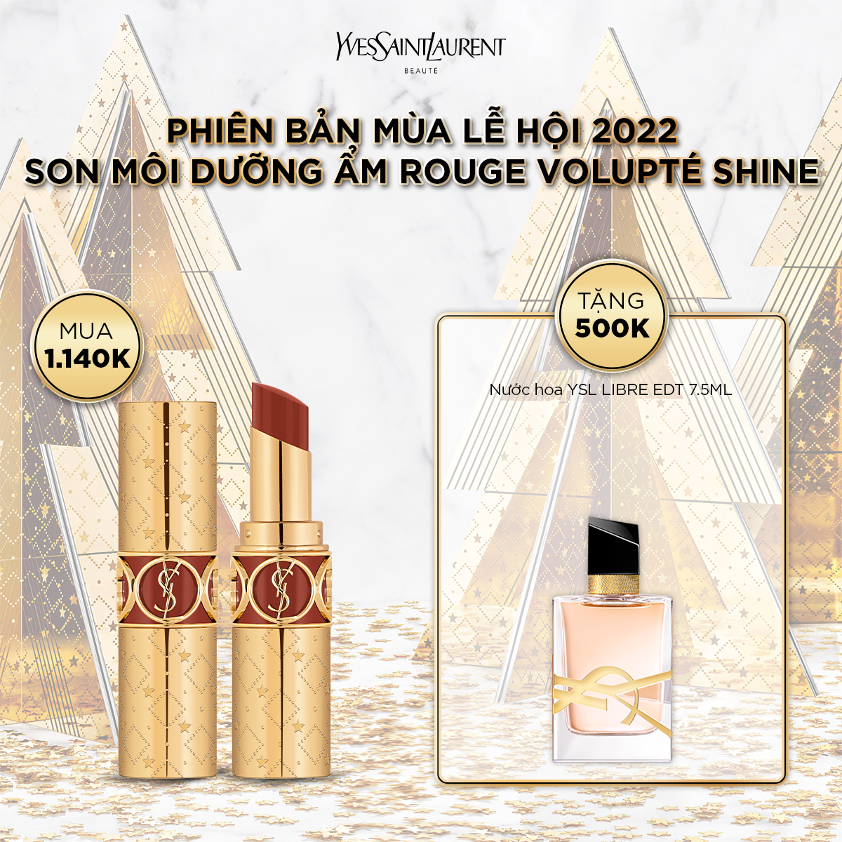 [HP] Son môi YSL RVS HOLIDAY 2022 OS