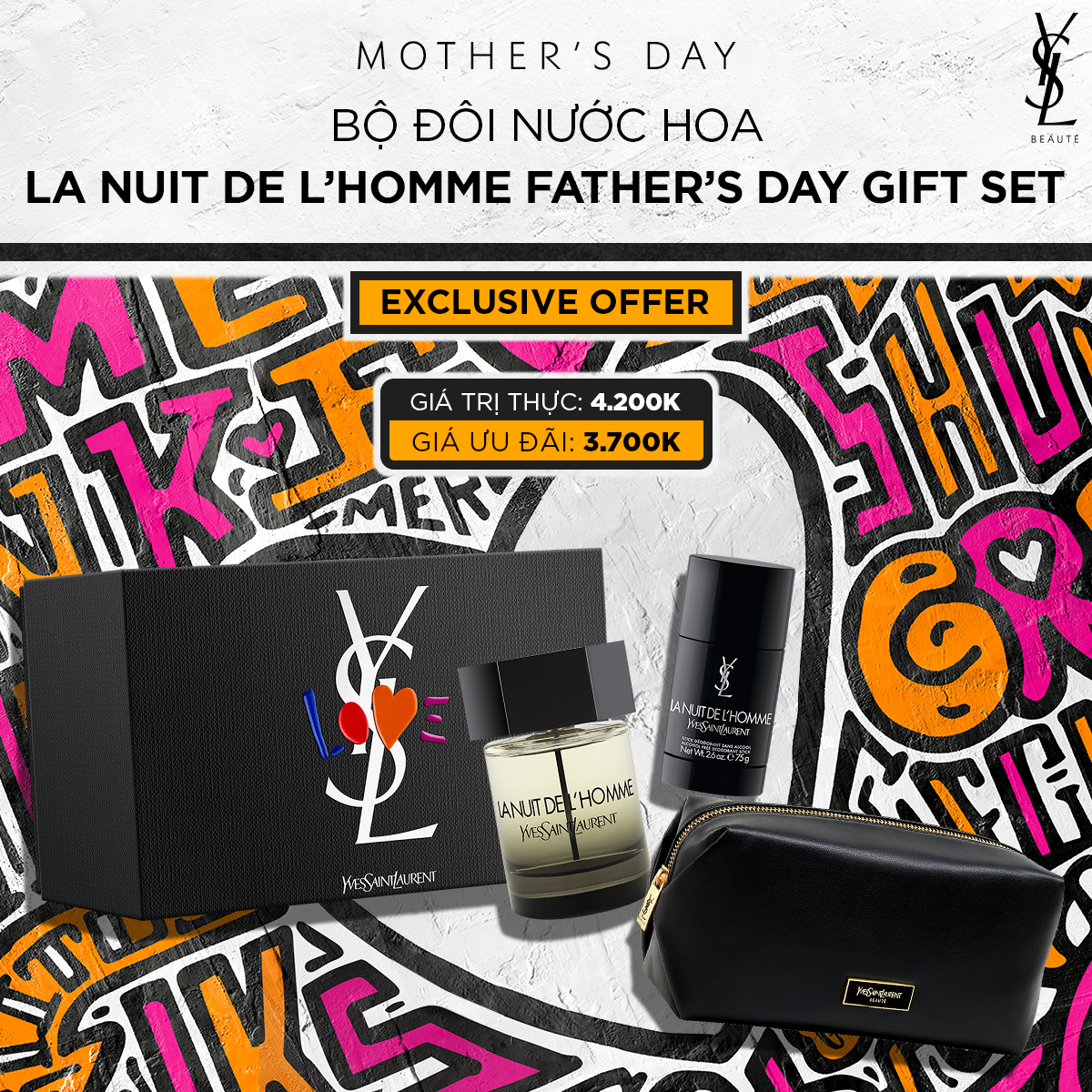 [MAY] Bộ đôi nước hoa La Nuit De L'Homme - Father's Day Gift Set