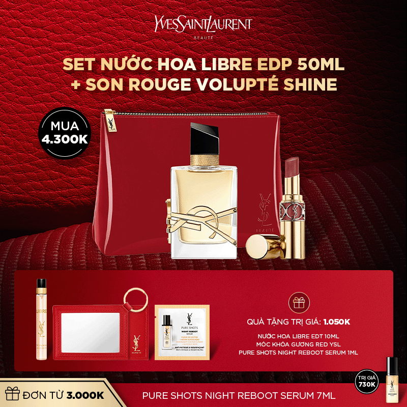 [BTS] Set nước hoa LIBRE EDP 50ML + RVS GIFT SET - SS 2021