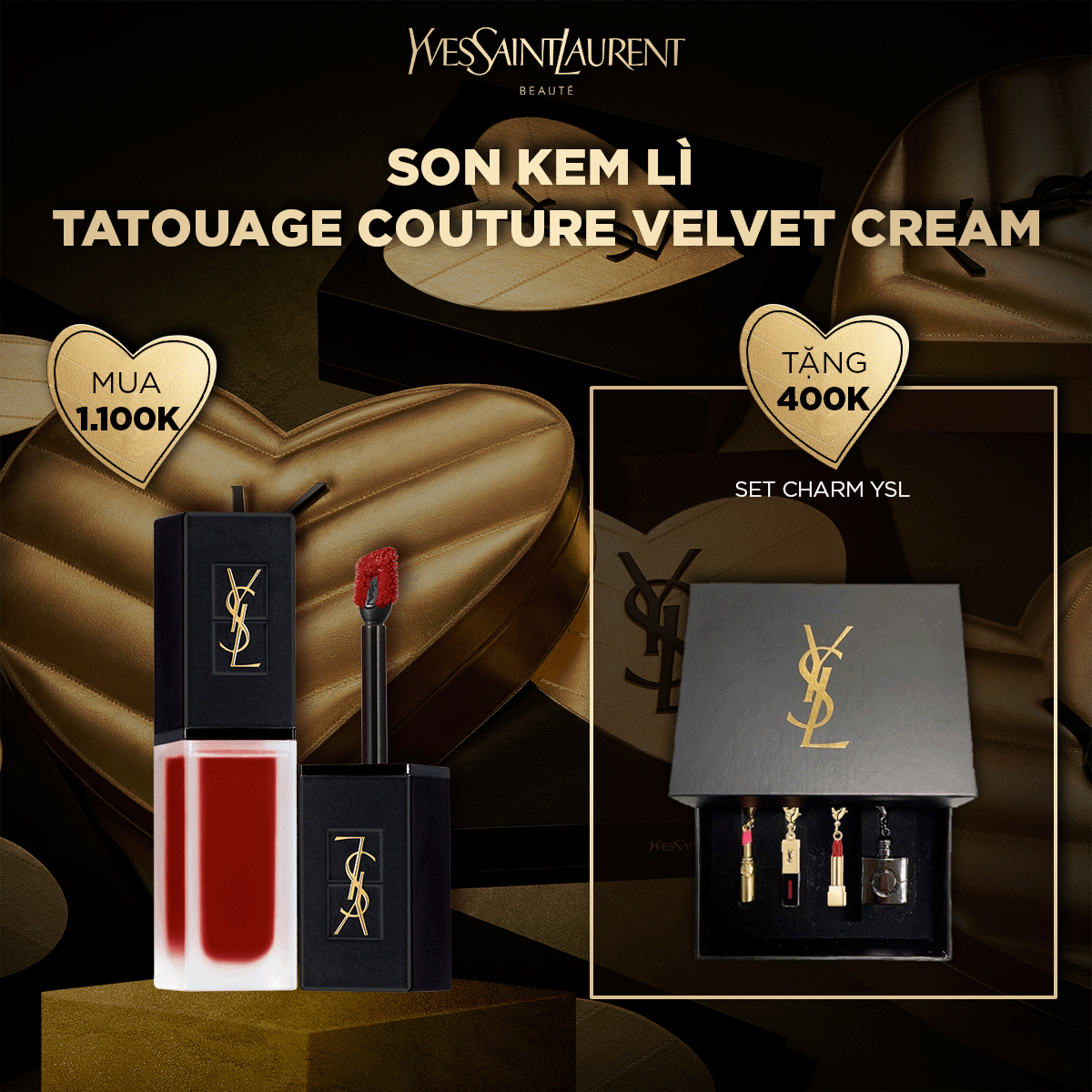 [FEB] Son kem lì Tatouage Couture Velvet Cream