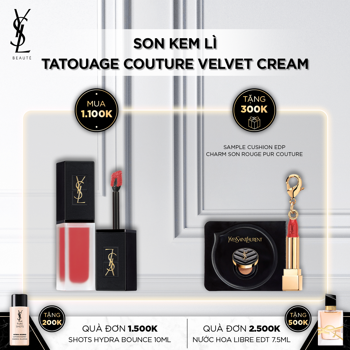 Son kem lì Tatouage Couture Velvet Cream