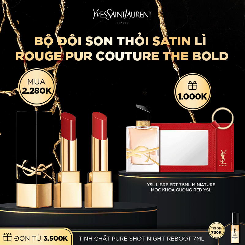 [OCT] Double Son thỏi Satin lì The Bold