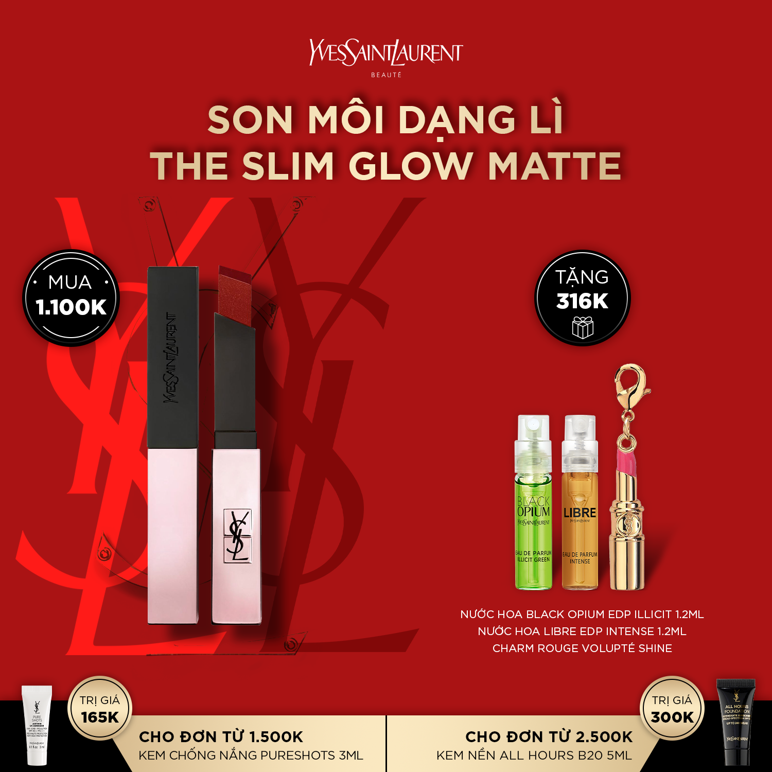 [SUN] Son môi dạng lì The Slim Glow Matte