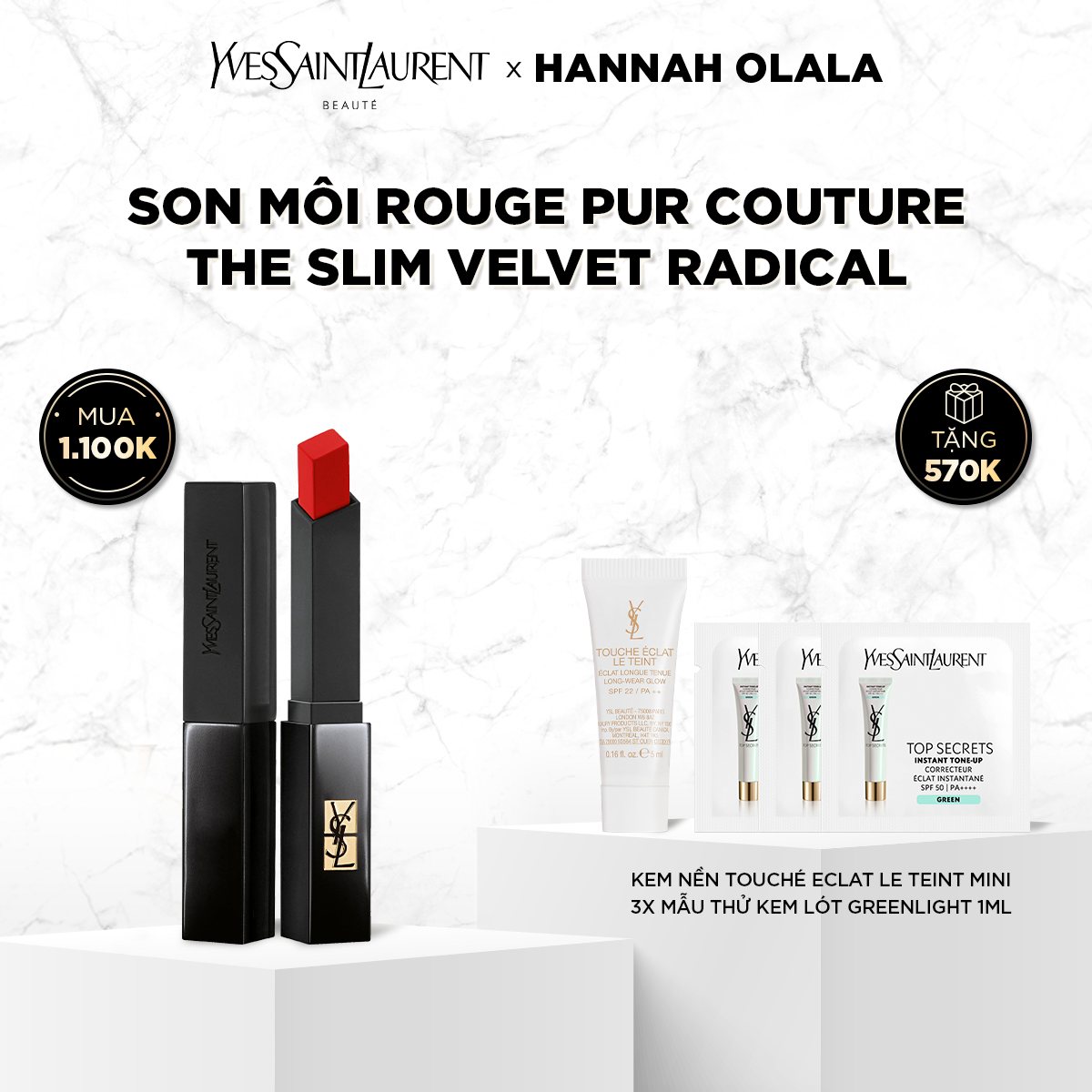[SO] Son môi Rouge Pur Couture The Slim Velvet Radical