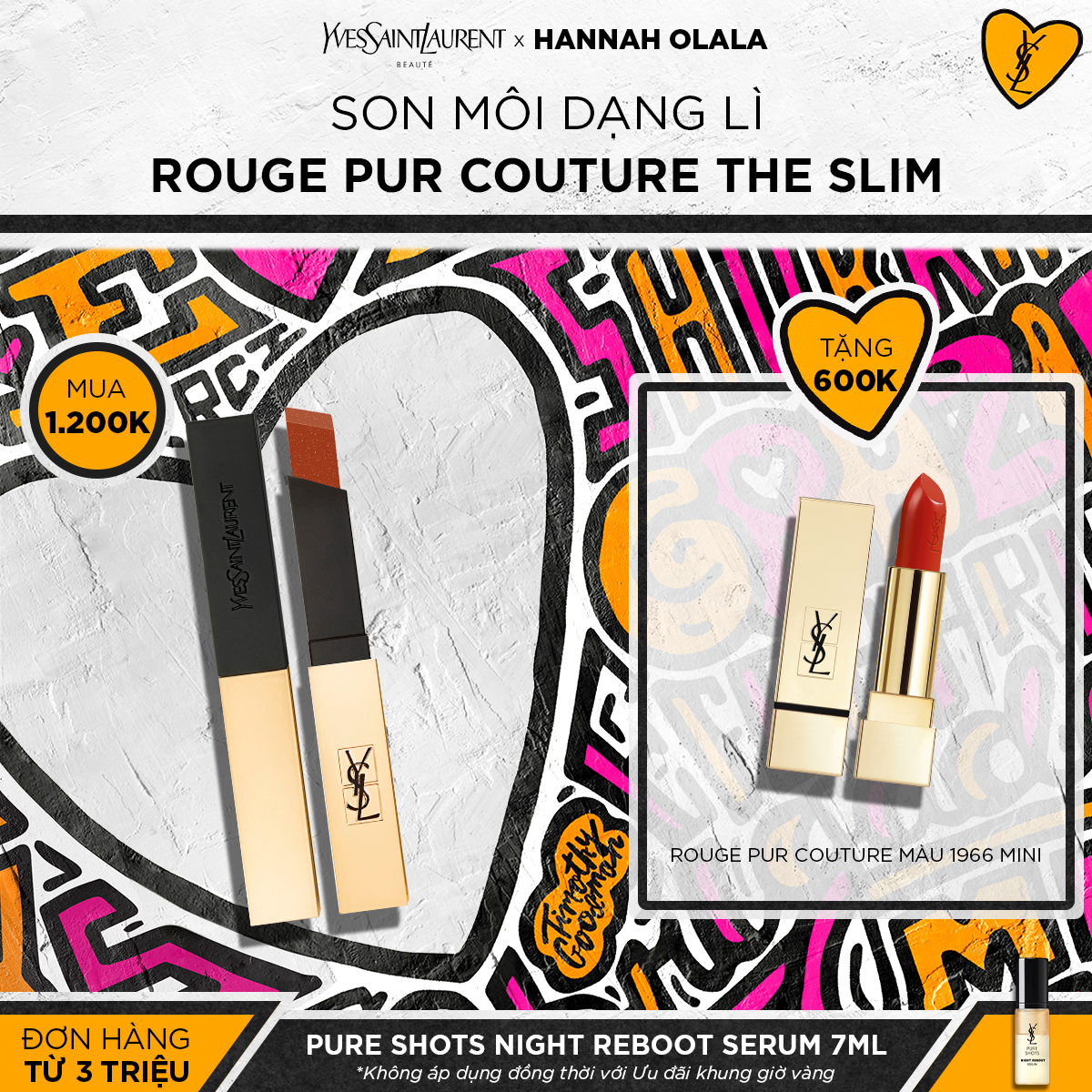 [NOR] Son Môi Dạng Lì Rouge Pur Couture The Slim
