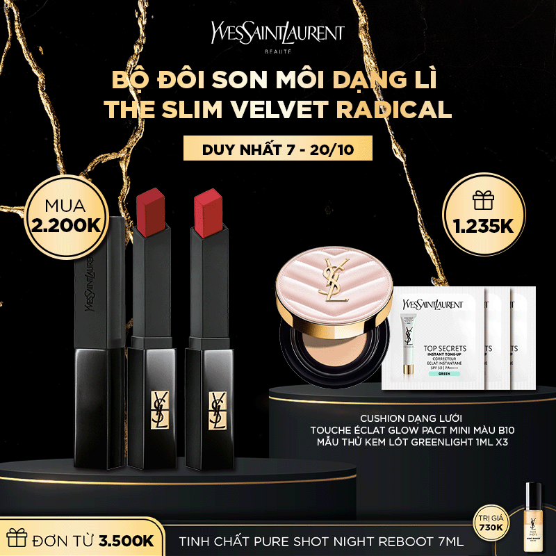 [WD] Son môi Rouge Pur Couture The Slim Velvet Radical