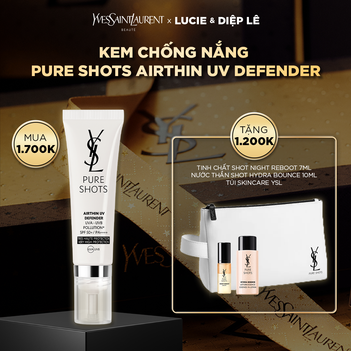 [DLxLC] Kem chống nắng Pure Shots Airthin UV Defender