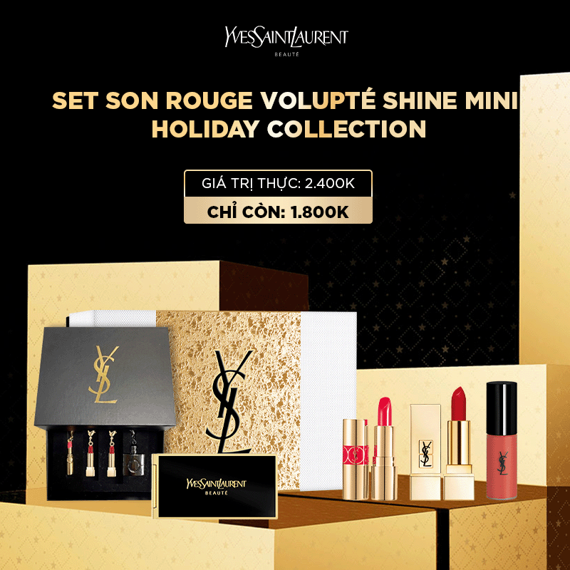 [BLF] Set Son Rouge Volupté Shine Mini - Holiday Collection