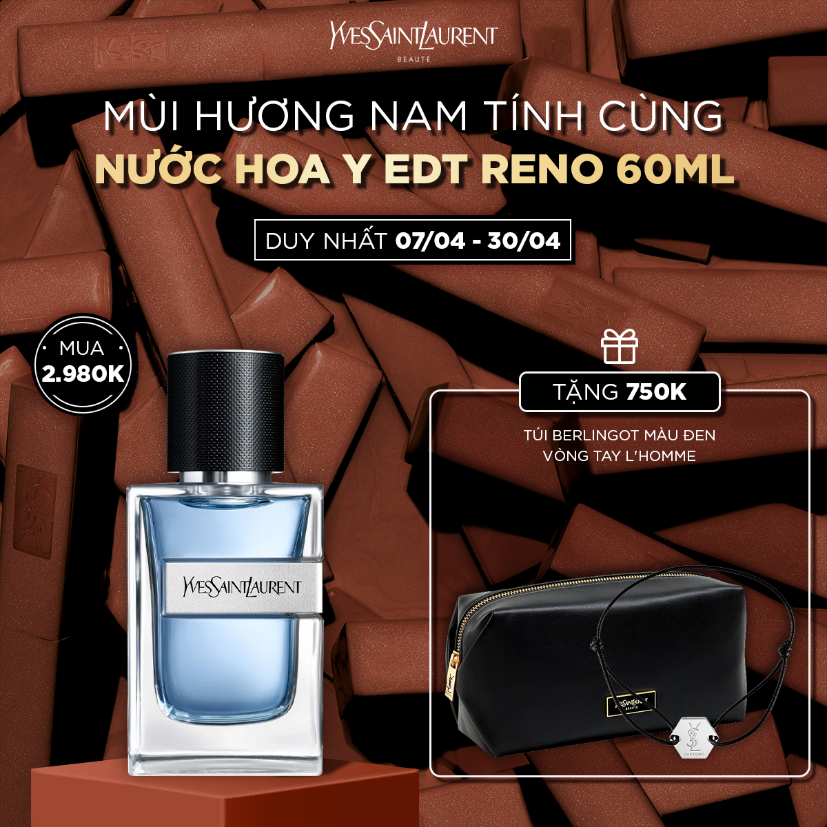 [FRA] Nước hoa Y EDT RENO 60ML