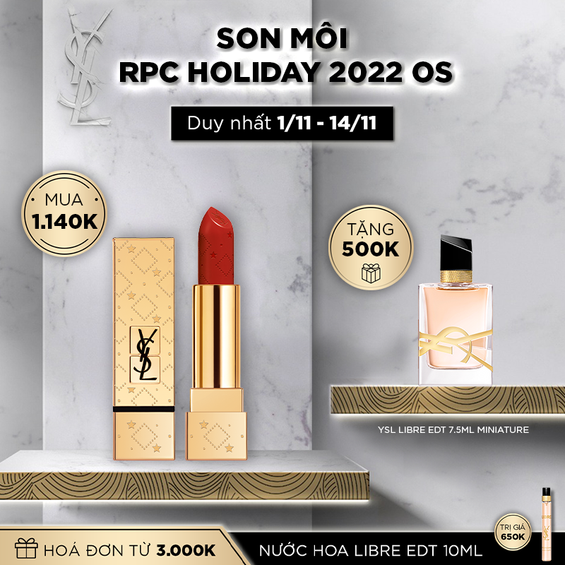 [HLD] Son môi Rouge Pur Couture HOLIDAY 2022 OS