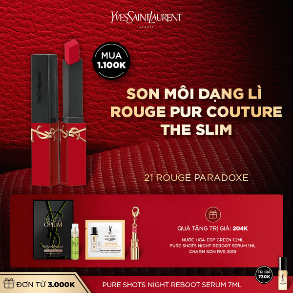 [BTS] Son thỏi dạng lì Rouge Pur Couture The Slim phiên bản giới hạn
