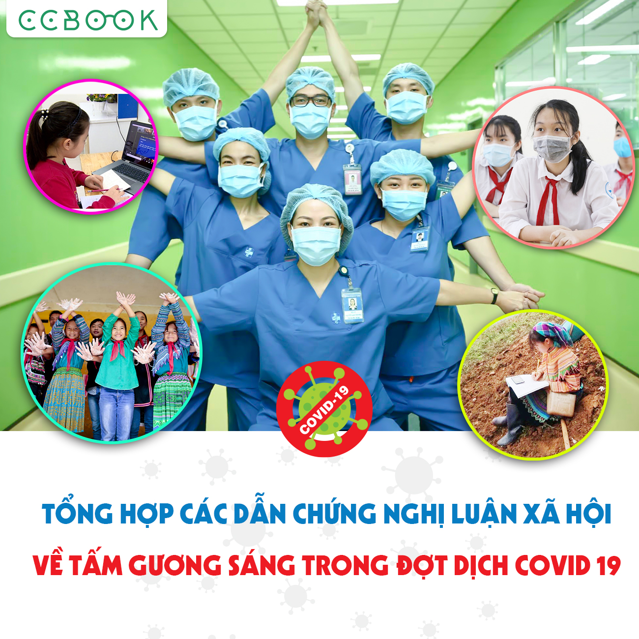 Tổng hợp các bài báo về tấm gương sáng trong dịch Covid 19 - dẫn chứng nghị luận xã hội