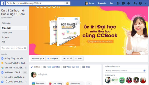 [Video] Hướng dẫn cách gia nhập Group giải đáp học tập của CCBook