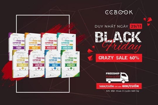 “Sách CC Thần tốc luyện đề 2020” giảm sốc tới 60% ngày Black Friday