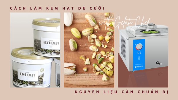 nguyên liệu kem hạt dẻ