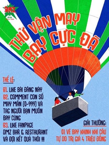 THỬ VẬN MAY, BAY CỰC ĐÃ !!!
