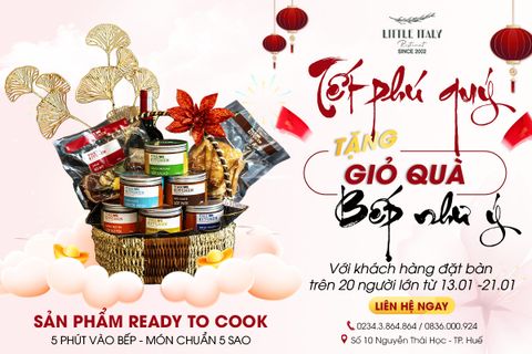 TẶNG GIỎ QUÀ BẾP CHẤT THAY MUÔN LỜI TRI ÂN
