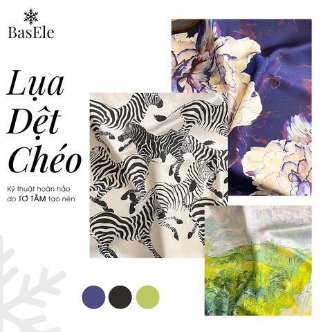 LỤA DỆT CHÉO - KỸ THUẬT HOÀN HẢO DO TƠ TẰM TẠO NÊN