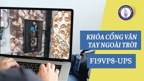 Lắp đặt khóa cổng vân tay cho nhà trọ anh Tú quận Bình Thạnh