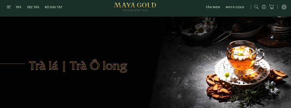 Trà Ô Long thượng hạng tại Maya Gold