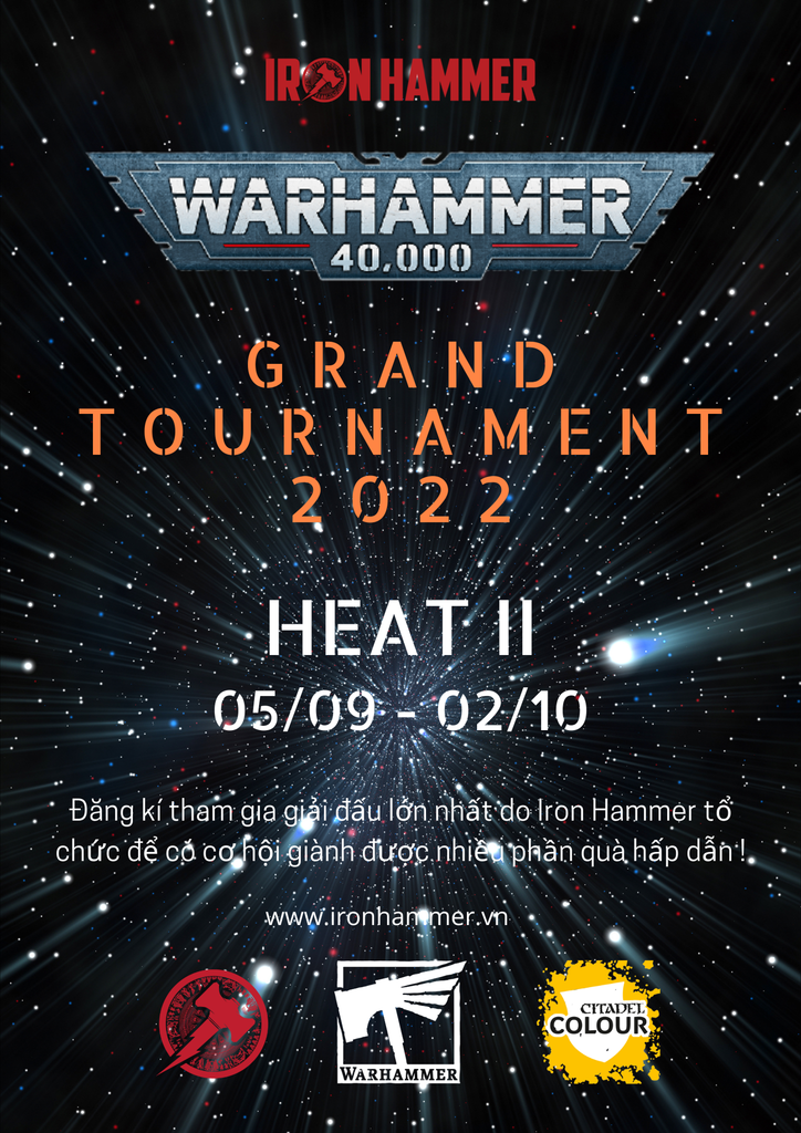 🚀☄️🚀 WARHAMMER 40.000 - HEAT II - Grand Tournament 2022 🤖👽😈