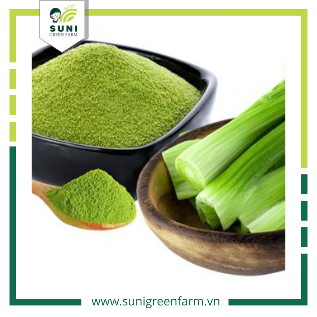 TÁC DỤNG CỦA BỘT CẦN TÂY SẤY LẠNH