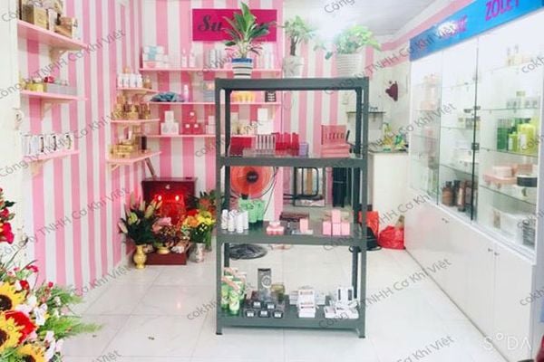 Phản hồi về kệ sắt lắp ráp dùng trưng bày sản phẩm của khách hàng từ Quận 12 -HCM