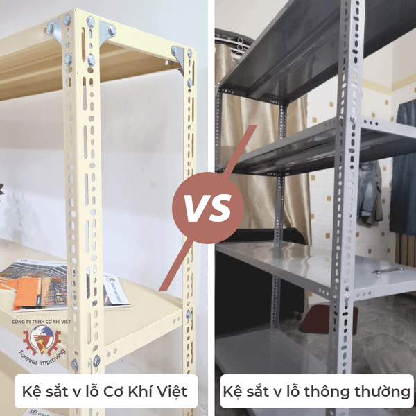 Kệ Sắt V Lỗ Đa Năng Tiện Lợi - Giá Rẻ tại TPHCM