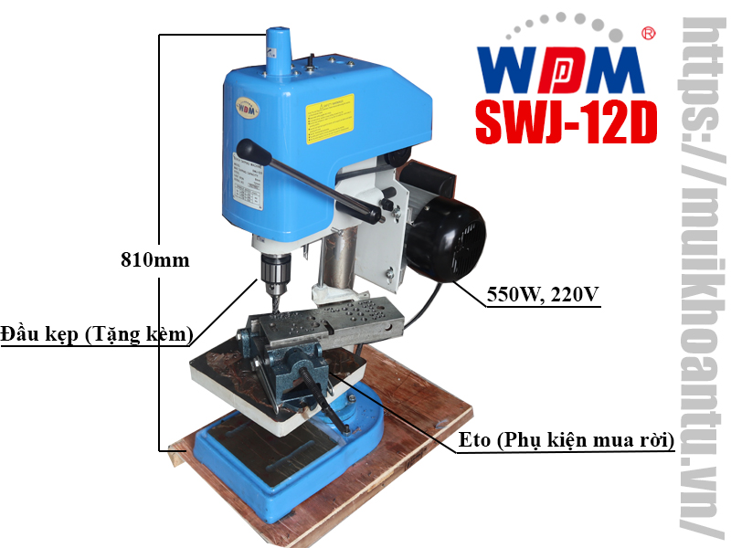 Máy taro ly hợp M12 hiệu WDDM model SWJ-12D
