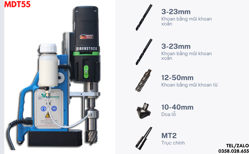 Công suất MDT55