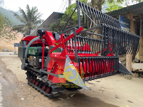 MÁY GẶT LÚA MINI 1.6 CROS – NHỎ GỌN, HIỆU QUẢ