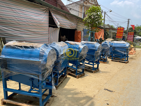 Máy tuốt lúa mini tiện lợi như nào mà được nhiều bà con sử dụng?