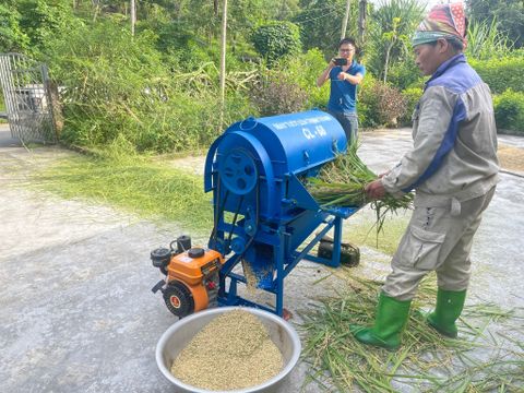 CÁCH SỬ DỤNG MÁY TUỐT LÚA MINI CHO HIỆU QUẢ CAO NHẤT