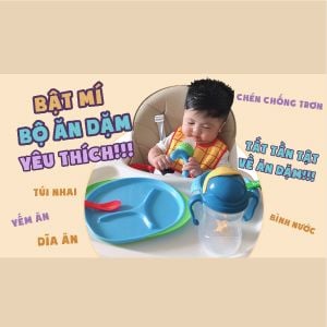 Hot Mom Hồng Nhung Ring Cả Set Dụng Cụ Ăn Dặm B.Box Về Chuẩn Bị Cho Bé Gold Tập Ăn !!!