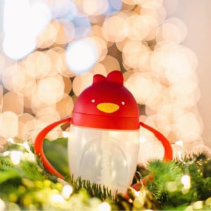 [Đồ tốt cho bé] Bình nước gà con tập bé uống nước LOLLALAND giúp mẹ giải quyết mọi muộn phiền