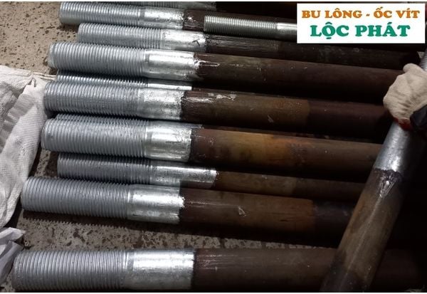 Bu lông neo (bu lông móng) M80 mạ kẽm đầu ren