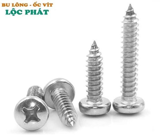 Vít gỗ INOX đầu tròn