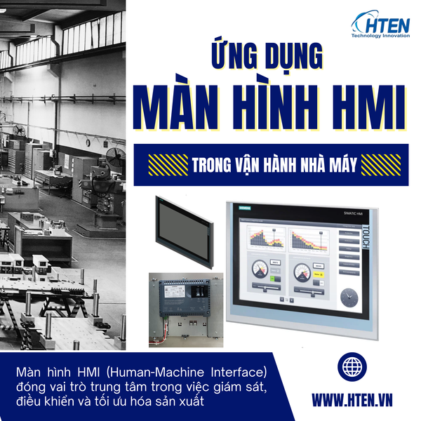 ỨNG DỤNG MÀN HÌNH HMI TRONG VẬN HÀNH NHÀ MÁY