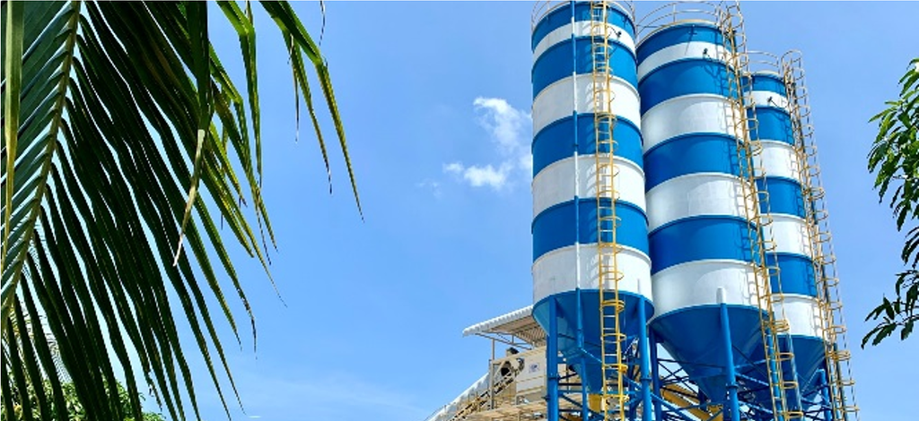 CONCRETE BATCHING PLANT WITH CAPACITY 120 M3/H - CAMPODIA (2019)