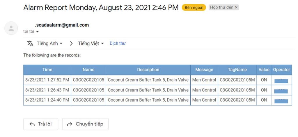 GIỚI THIỆU TÍNH NĂNG ALARM, EVENT & EMAIL ALARM - PHẦN MỀM SCADA HTEN