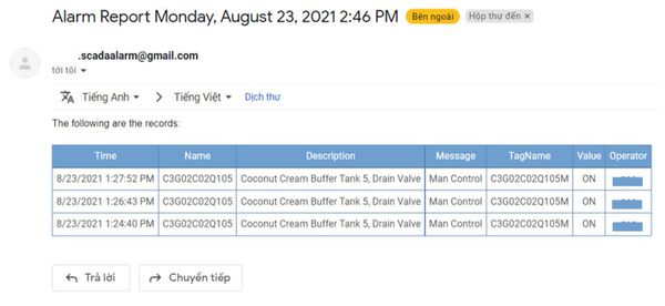GIỚI THIỆU TÍNH NĂNG ALARM, EVENT & EMAIL ALARM - PHẦN MỀM SCADA HTEN