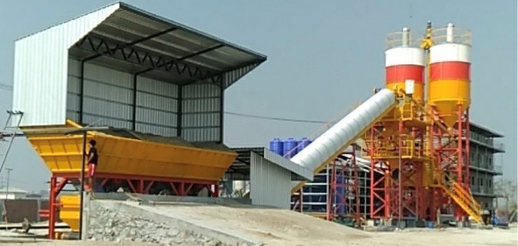 TRẠM TRỘN BÊ TÔNG CÔNG SUẤT 75 M3/H - MYANMAR (2019)