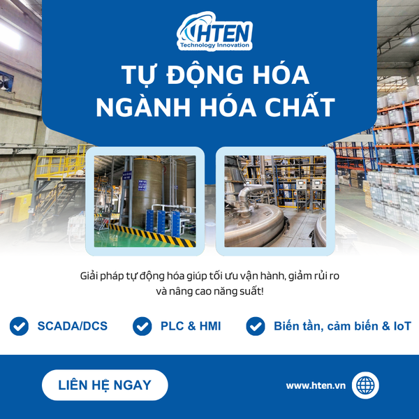 TỐI ƯU SẢN XUẤT NGÀNH HÓA CHẤT VỚI GIẢI PHÁP TỰ ĐỘNG HÓA