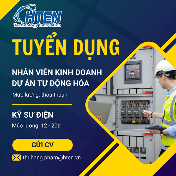 TUYỂN DỤNG NHÂN VIÊN KINH DOANH DỰ ÁN TỰ ĐỘNG HÓA