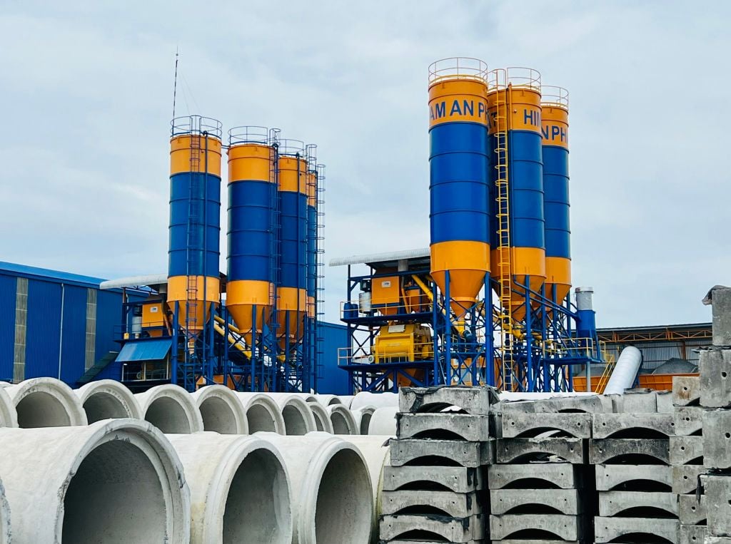 TRẠM TRỘN BÊ TÔNG CÔNG SUẤT  2 x 120 m3/h - HIM LAM AN PHÁT (2021)