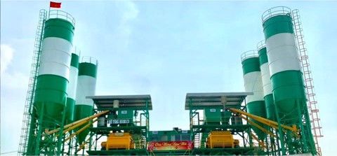 CONCRETE BATCHING PLANT WITH CAPACITY 2x120 M3/H - HODECO (2021)