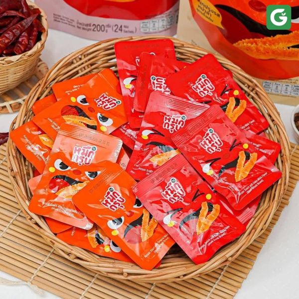 Mực Sật Thái Lan - Snack Konjac Sunsu: Món Ăn Vặt Dai Giòn, Không Lo Tăng Cân